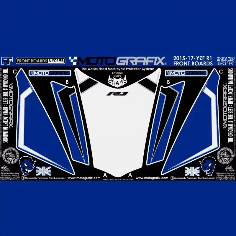 Aktuell Motografix Steinschlagschutz vorn passend für Yamaha YZF R1 2015-2017