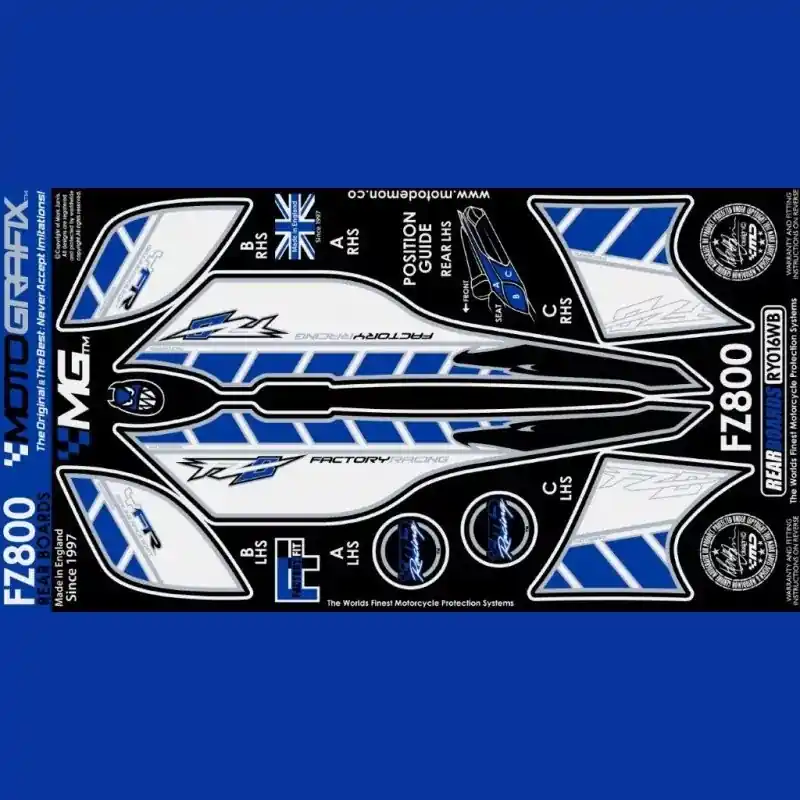 Motografix Steinschlagschutz hinten passend für Yamaha FZ 8 2010- Sale