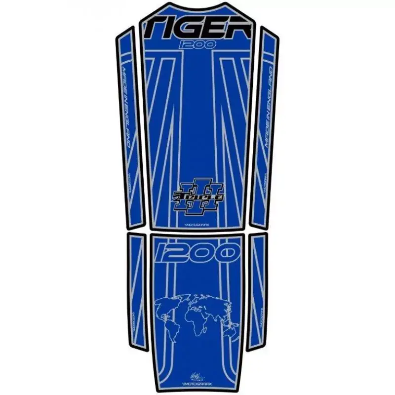 Motografix 3D Gel Tank Pad passend für Triumph Tiger Explorer 1200 TT028BJ Begrenztes Angebot