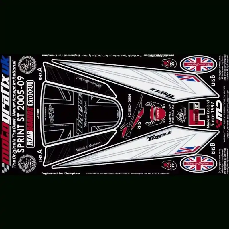 Motografix Steinschlagschutz hinten passend für Triumph Sprint ST 2005-2009 Jetzt Kaufen