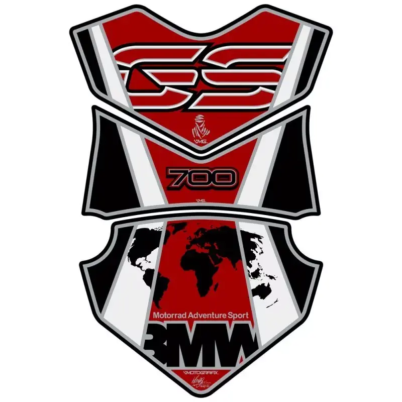 Geprüft Motografix 3D Gel Tank Pad Protector passend für BMW F 700 GS 2013