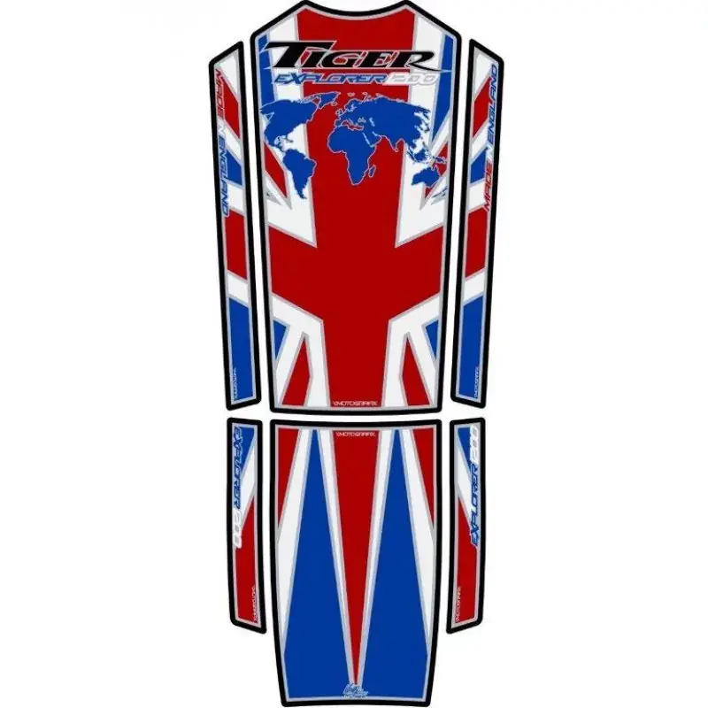 Motografix 3D Gel Tank Pad passend für Triumph Tiger Explorer 1200 Top-Angebot