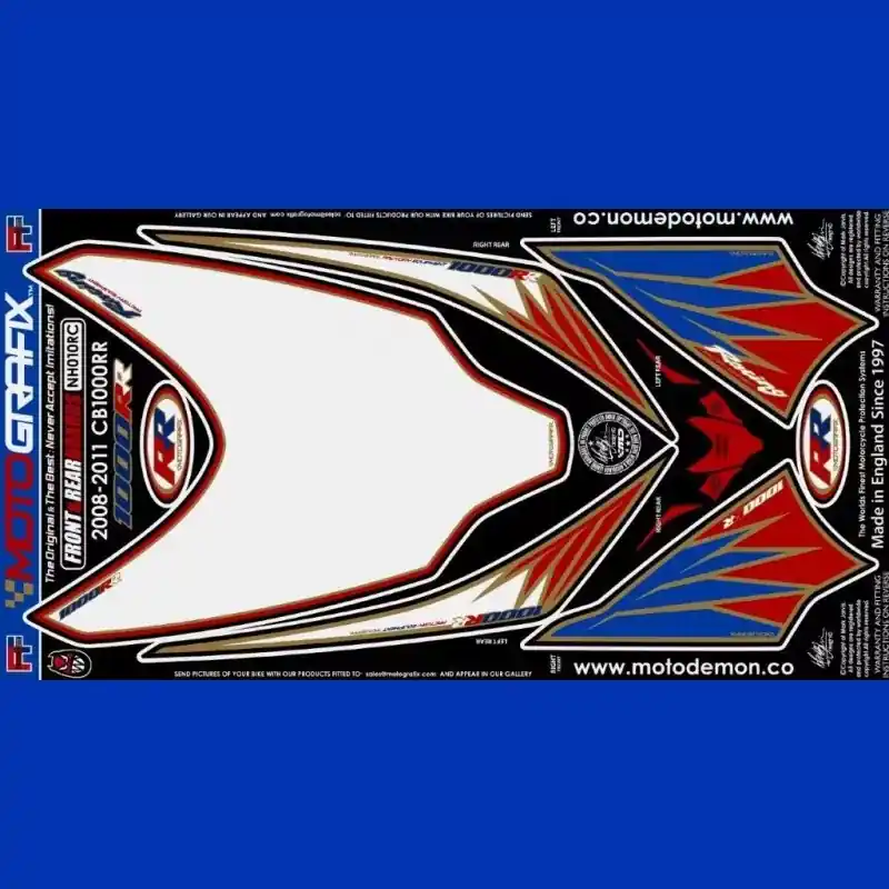 Markenprodukt Motografix Steinschlagschutz Set passend für Honda CBR 1000 RR 2008-2011