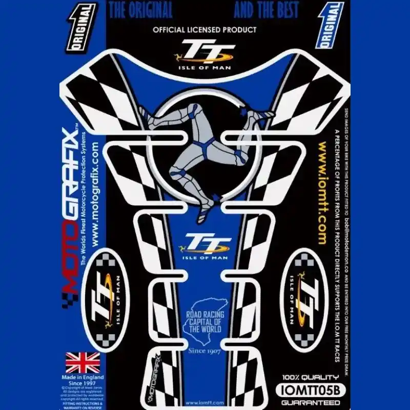 Jetzt Kaufen Motografix Isle of Man TT Races 3D Gel Tank Pad Protector IOMTT05B