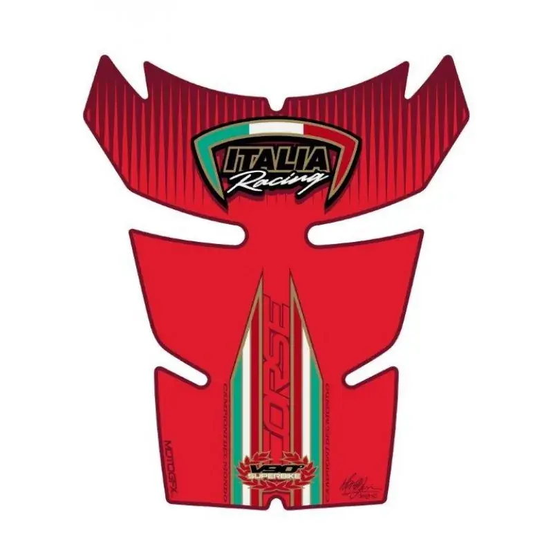 Motografix 3D Gel Tank Pad Protector TD011R passend für Ducati Corse V90° Neu Im Sortiment