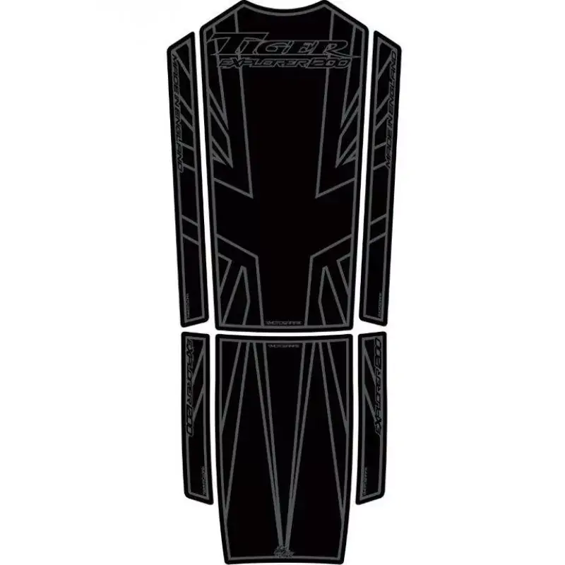 Markenware Motografix 3D Gel Tank Pad passend für Triumph Tiger Explorer 1200 TT019K