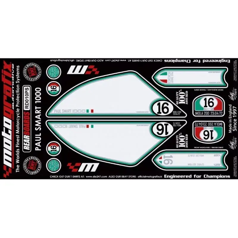 Motografix Steinschlagschutz hinten passend für Ducati Sport Classic 1000 S RD010PS Kracherpreis