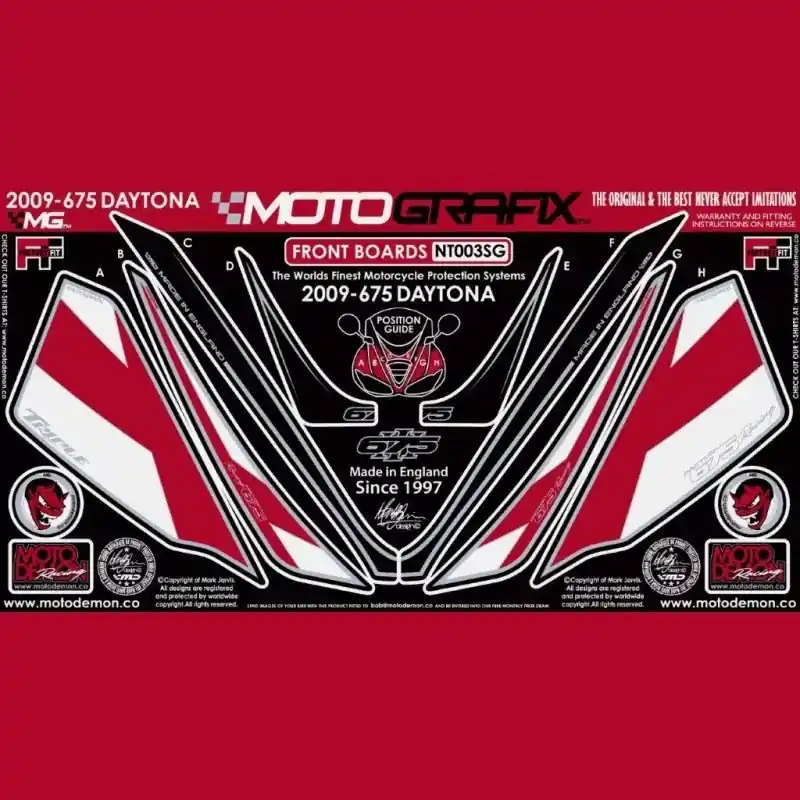 Jetzt Bestellen Motografix Steinschlagschutz vorn passend für Triumph Daytona 675 (2009-2012)