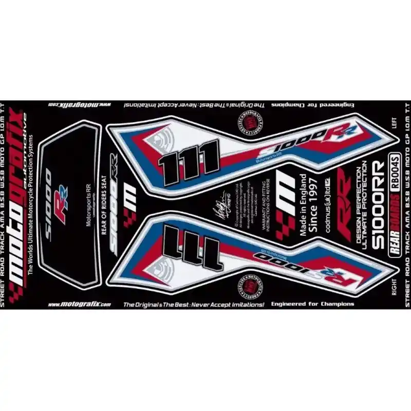 Neu Im Sortiment Motografix Steinschlagschutz hinten passend für BMW S 1000 RR 2009-2011