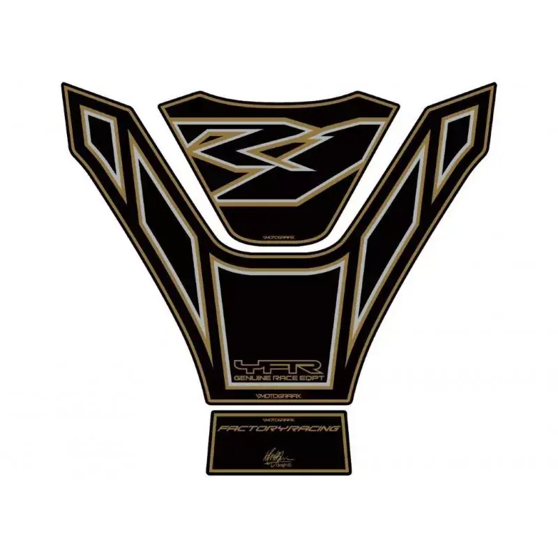 Motografix 3D Gel Tank Pad passend für Yamaha YZF R1 Markenprodukt