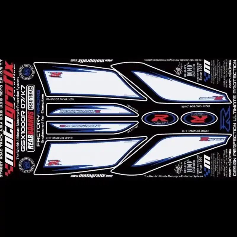 Motografix Steinschlagschutz hinten passend für Suzuki GSX-R 1000 2007-2008 Beliebt