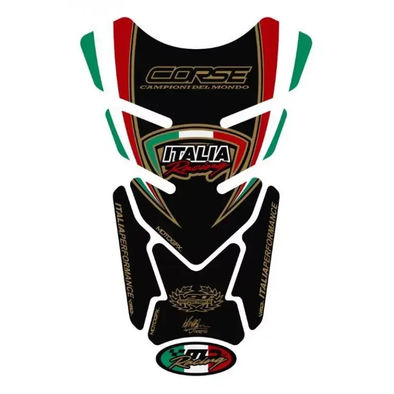 Motografix 3D Gel Tank Pad passend für Ducati Corse V90° TD010K Solange Der Vorrat Reicht