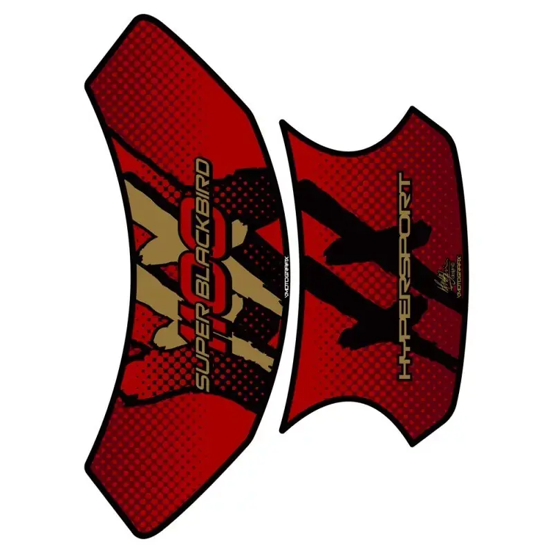 Highlight Motografix 3D Gel Tank Pad TH020RA passend für Honda CBR 1100 XX Blackbird