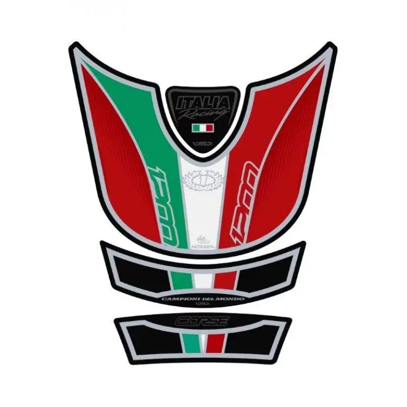 Motografix 3D Gel Tank Pad Protector TD016R passend für Ducati Multistrada 1200 Rabatt