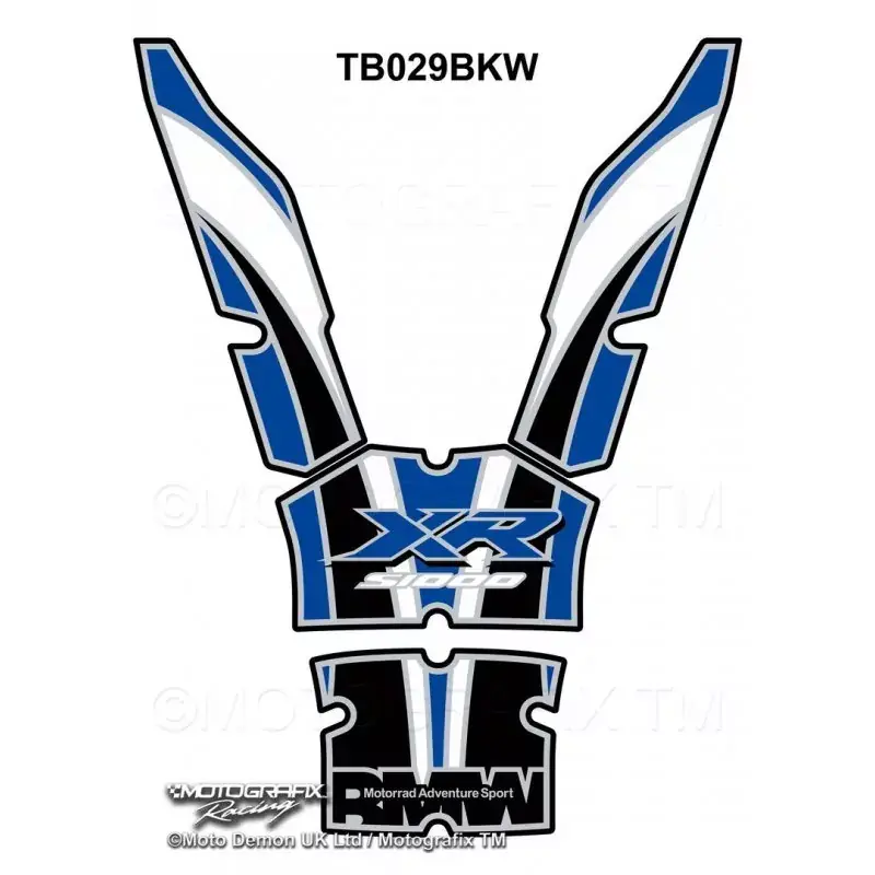 Motografix 3D Gel Tank Pad TB029BKW passend für BMW S 1000 XR Online Kaufen