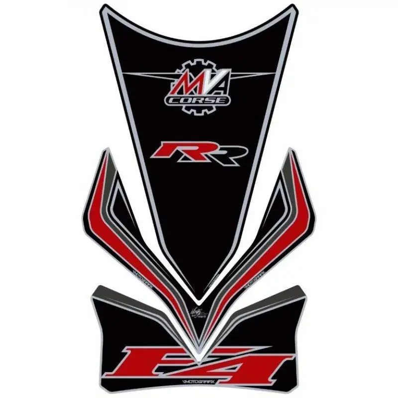 Motografix 3D Gel Tankpad Schwarz passend für MV Agusta F4 RR Top-Preis