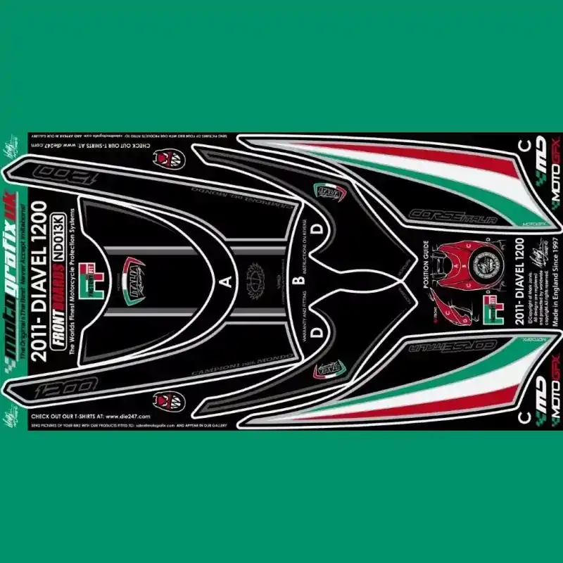 Motografix Steinschlagschutz vorn passend für Ducati Diavel 1200 Angebot