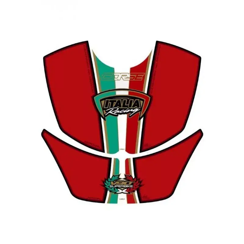 Saisonangebot Motografix 3D Gel Tank Pad Protector TD009R passend für Ducati Corse V90°