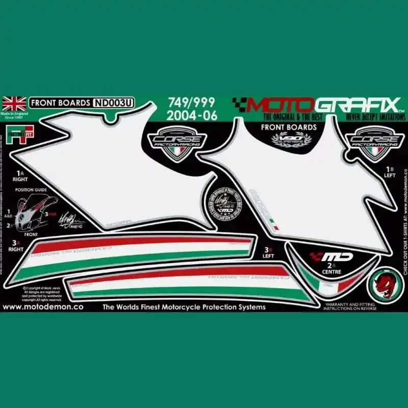 Knallerangebot Motografix Steinschlagschutz vorn passend für Ducati 749 / 999 2005-2007