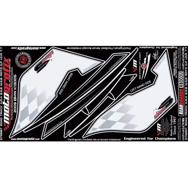 Bestpreis Motografix Steinschlagschutz hinten passend für BMW K 1300 S 2009- RB003U