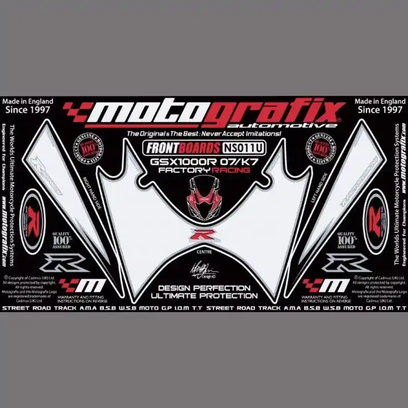 Motografix Steinschlagschutz passend für Suzuki GSX-R 1000 2007-2008 Abverkauf