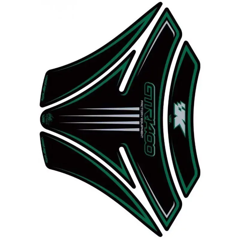 Neue Kollektion Motografix 3D Gel Tankpad grün passend für Kawasaki GTR 1400