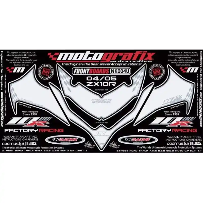 Knallerangebot Motografix Steinschlagschutz passend für Kawasaki ZX-10 R 2004-2005