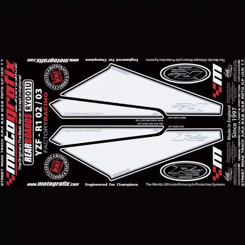 Billig Motografix Steinschlagschutz hinten passend für Yamaha YZF R1 2002-2003