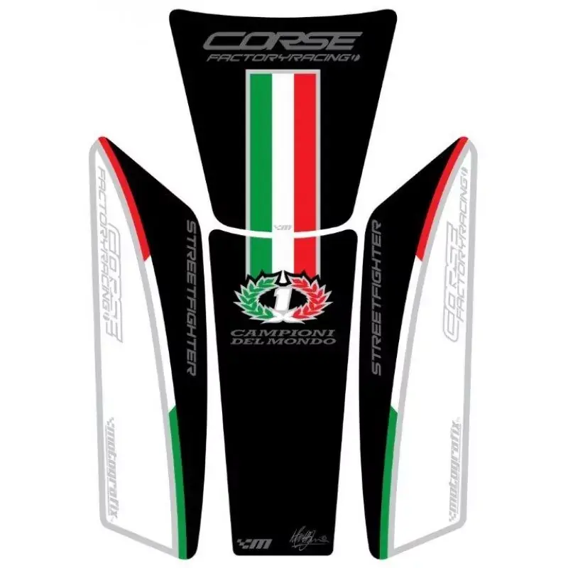 Neue Ware Motografix 3D Gel Tank Pad TDSFW passend für Ducati Streetfighter