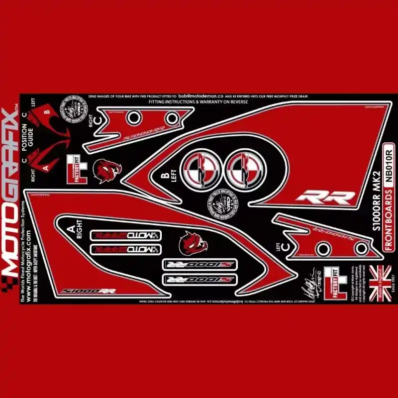 Top-Angebot Motografix Steinschlagschutz vorn passend für BMW S 1000 RR 2015-2016
