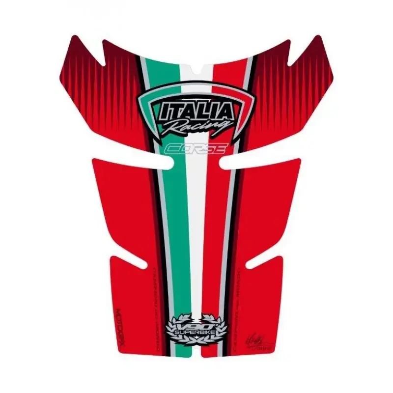 Motografix 3D Gel Tank Pad TD013R passend für Ducati Corse V90° Echt